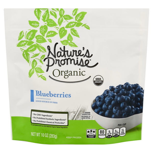 Frozen Dessert Nature's Promise Organic Blueberries Frozen hero