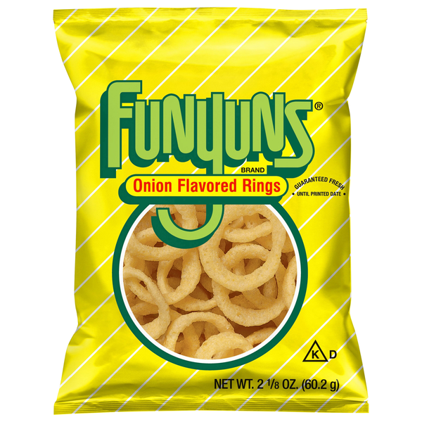 Chips & Pretzels Funyuns Onion Flavored Rings hero