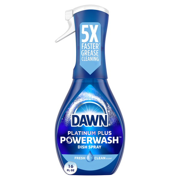 Dish Detergents & Tools Dawn Platinum Powerwash Dish Spray, Dish Soap, Fresh Scent hero