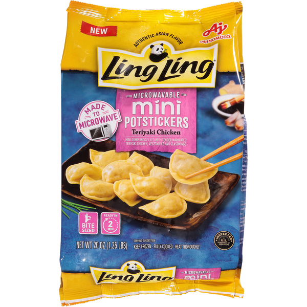 Frozen Meals Ling Ling Potstickers, Teriyaki Chicken, Mini hero