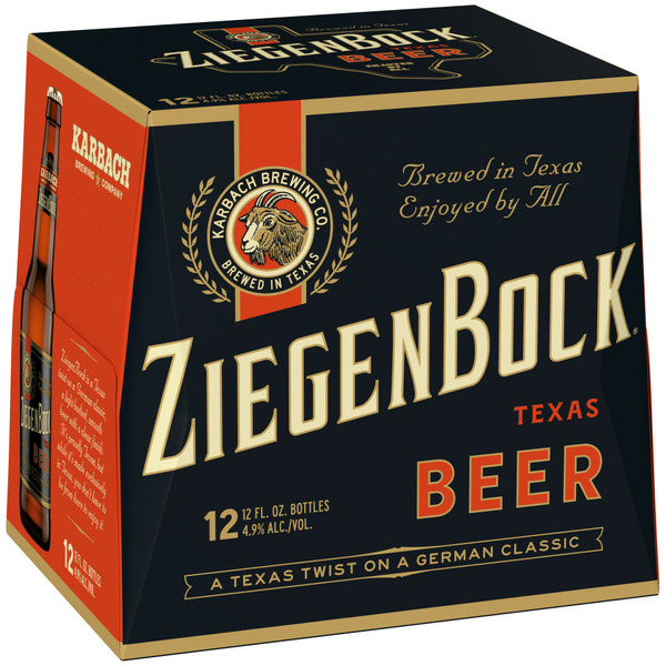 Beers & Coolers ZiegenBock Texas Amber Beer hero