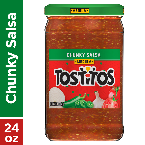 Latino Foods Tostitos Salsa, Chunky, Medium hero