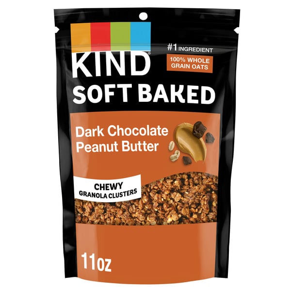 KIND Healthy Grains Clusters Dark Chocolate Peanut Butter hero