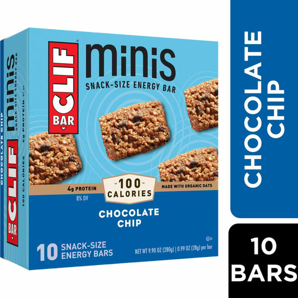 Energy & Granola Bars CLIF BAR Chocolate Chip Mini Snack-Size Energy Bars hero