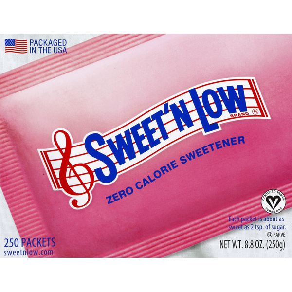 Baking Supplies & Decor Sweet'N Low Sweetener, Zero Calorie, Packets hero