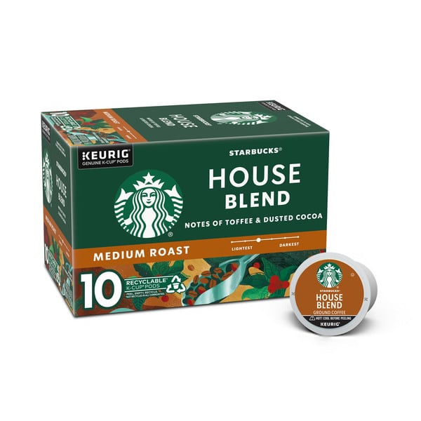 Coffee Starbucks House Blend Medium Roast K-Cup Coffee hero