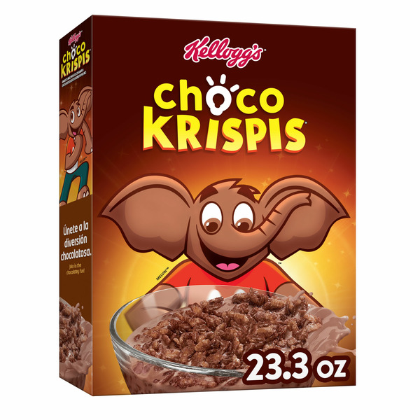 Cereal Choco Krispies Breakfast Cereal, 9 Vitamins and Minerals, Kids Snacks, Original hero