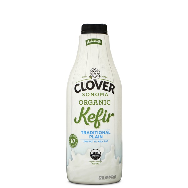 Yogurt Clover Sonoma Organic Traditional Plain Kefir hero