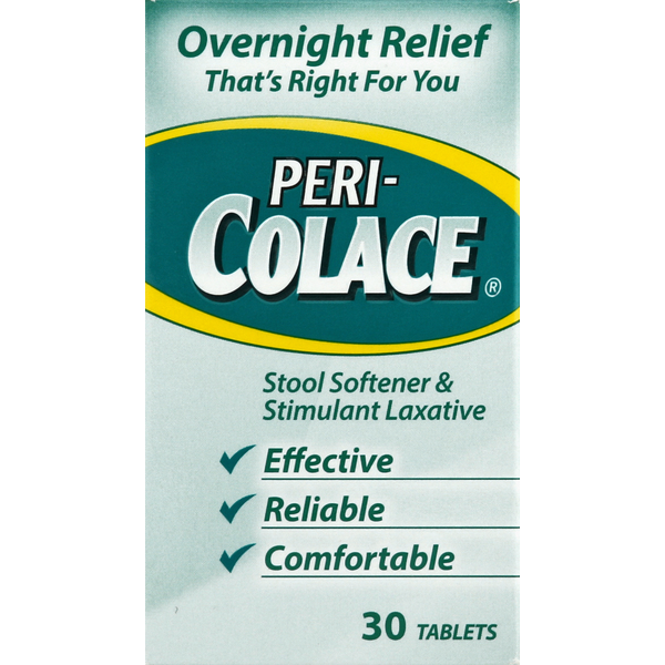 Digestion Colace Stool Softener & Stimulant Laxative, Tablets hero