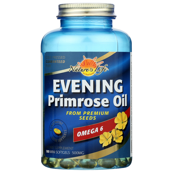 Supplement Oils Nature's Life Evening Primrose Oil Minis, Cold Pressed hero