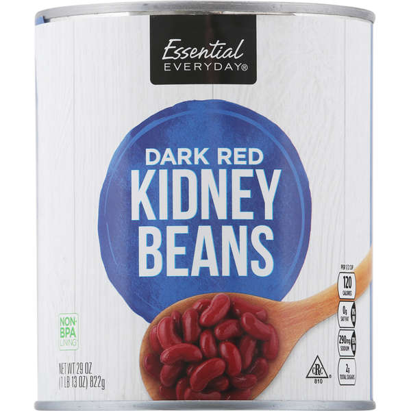 Canned Meals & Beans Essential Everyday Kidney Beans, Dark Red hero