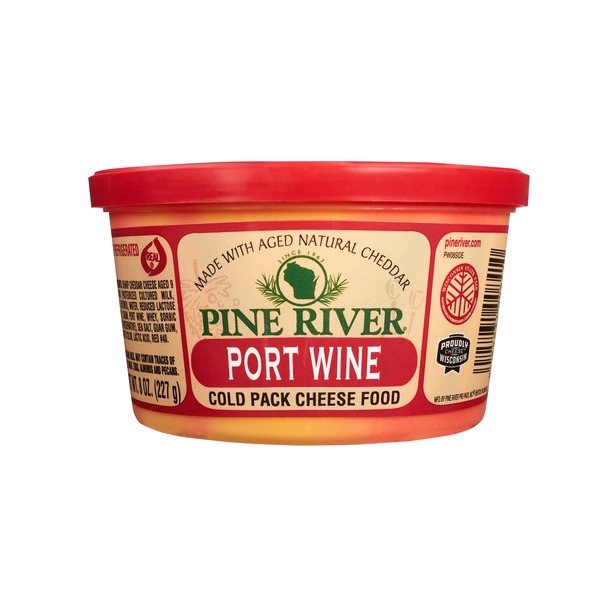 Specialty Cheeses Pine River Cheese Food, Cold Pack, Port Wine hero