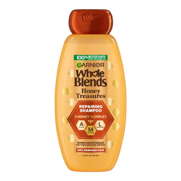 Shampoo & Conditioners Garnier Honey Treasures Repairing Shampoo, Dry, Damaged Hair, hero