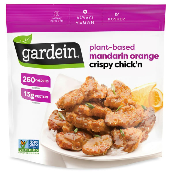 Frozen Vegan & Vegetarian Gardein Plant-Based Mandarin Orange Crispy Chick'n, Vegan Food, Frozen Food hero