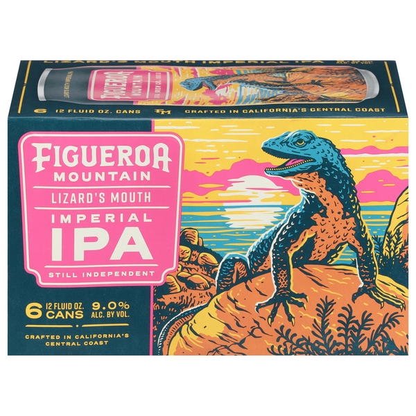 Beer Figueroa Mountain Brewing Co. Beer, Imperial IPA, Lizard's Mouth hero