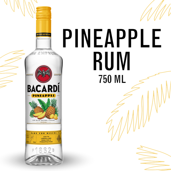 Rum Bacardí® Pineapple Rum, Gluten Free hero