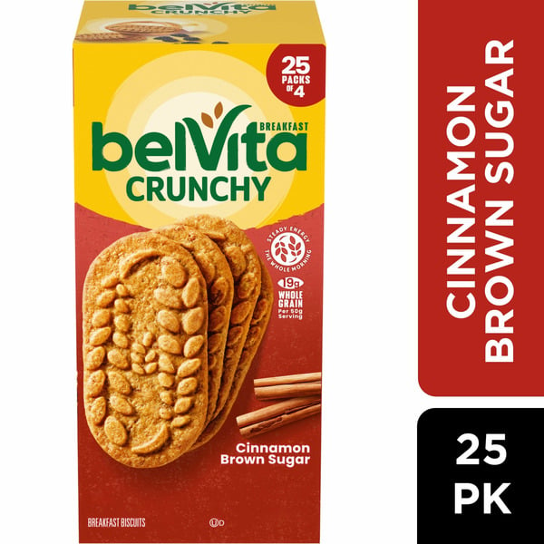 Breakfast Bars & Pastries belVita Breakfast Cinnamon Brown Sugar Breakfast Biscuits hero