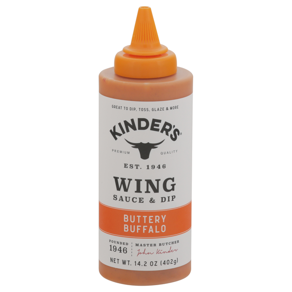 Kinder's Sauce & Dip, Wing, Buttery Buffalo hero