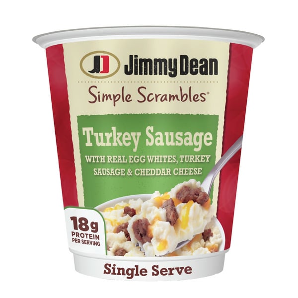 Hot Dogs, Bacon & Sausage Jimmy Dean Turkey Sausage Breakfast Cup hero