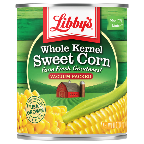 Canned & Jarred Vegetables Libby's Sweet Corn, Whole Kernel, Vacuum-Packed hero