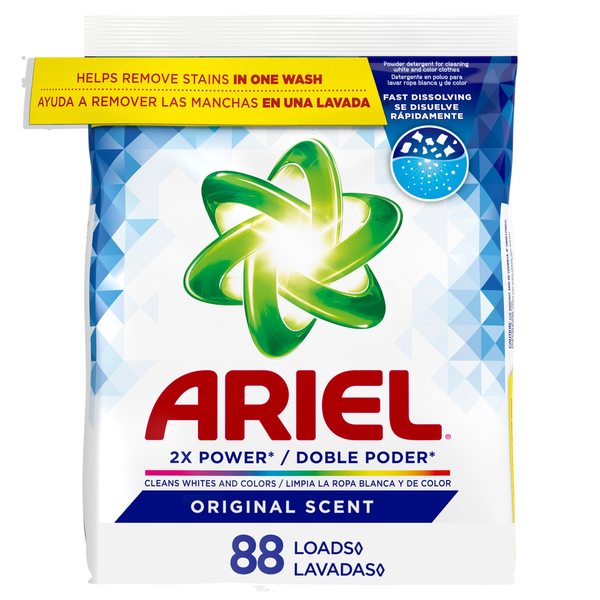 Laundry Ariel Laundry Detergent Powder, Original hero