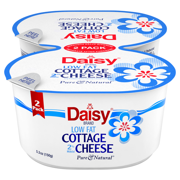 Other Creams & Cheeses Daisy Cottage Cheese, Low Fat, 2% Milkfat, 2 Pack hero