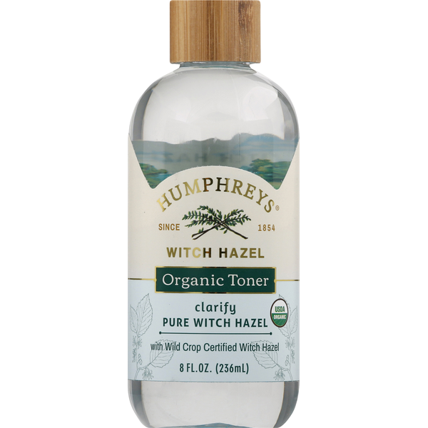 Skin Care Humphreys Toner, Organic, Pure Witch Hazel, Clarify hero