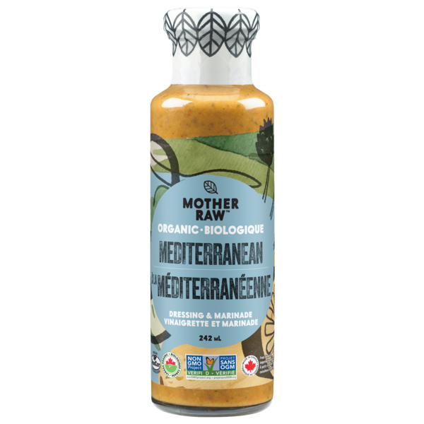 Dips, Dressings or Salad Toppings Mother Raw Organic Mediterranean Dressing and Marinade hero