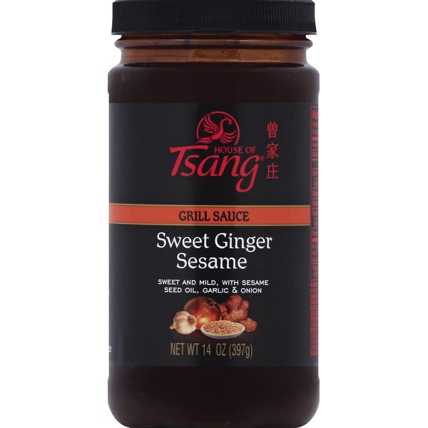 Asian Foods House of Tsang Grill Sauce, Sweet Ginger Sesame hero