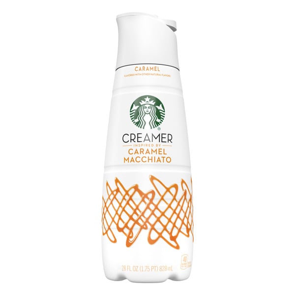 Cream Starbucks Caramel Flavored Coffee Creamer Inspired By Caramel Macchiato hero