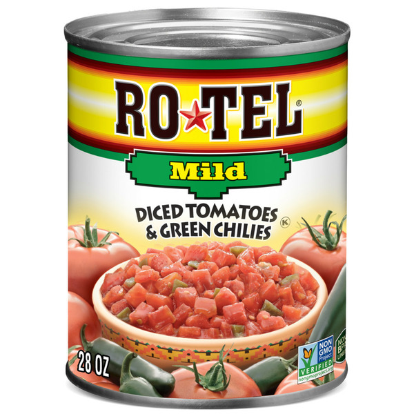 Canned & Jarred Vegetables RO*TEL Mild Diced Tomatoes and Green Chilies hero