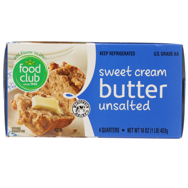 Butter Food Club Unsalted Sweet Cream Butter hero