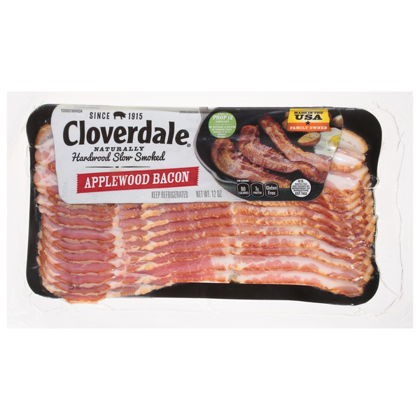 Cloverdale Bacon, Applewood, Hardwood Slow Smoked hero