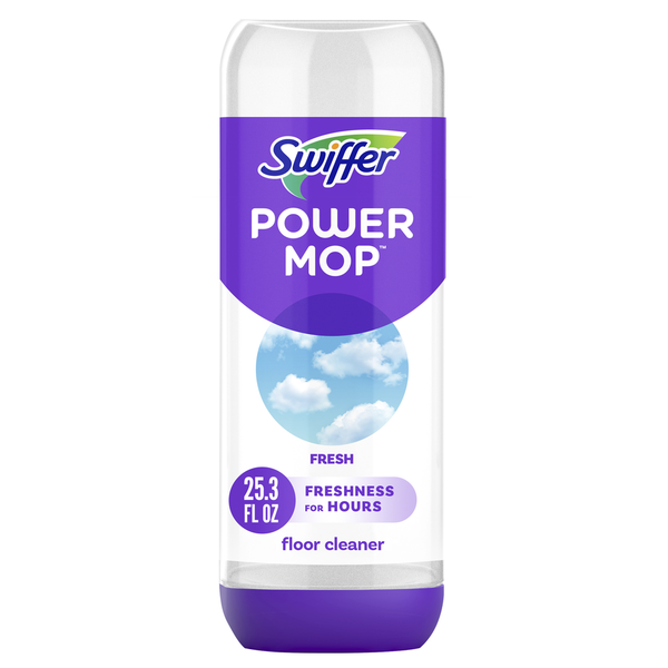 Cleaning Products Swiffer PowerMop Floor Cleaning Solution with Fresh Scent hero