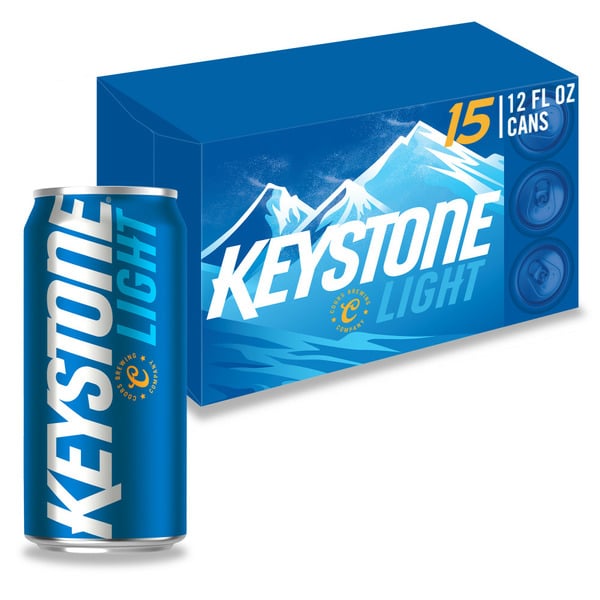 Beer Keystone Light Lager Beer hero