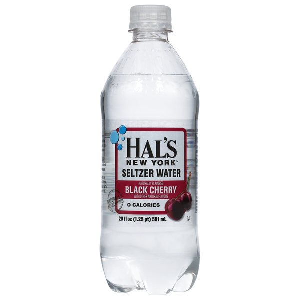 Water, Seltzer & Sparkling Water Hal's New York Seltzer Seltzer Water, Black Cherry hero