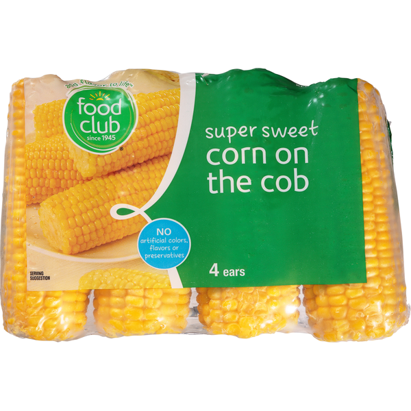 Frozen Produce Food Club Corn on the Cob, Super Sweet hero