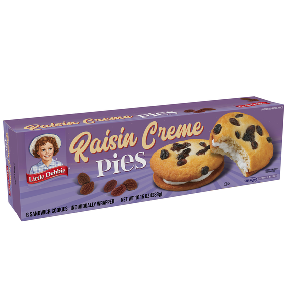 Cookies & Cakes Little Debbie Raisin Creme Pies hero