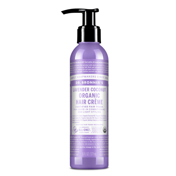 Body Lotions & Soap Dr. Bronner's Lavender, Organic Hair Crème hero