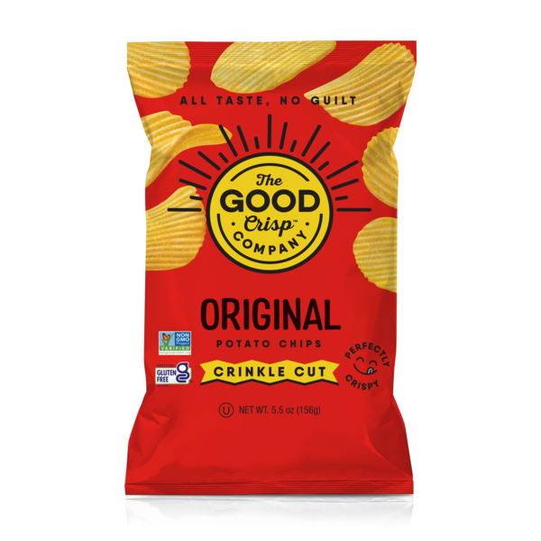 Chips & Pretzels The Good Crisp Company Original Crinkle Cut Potato Chips hero