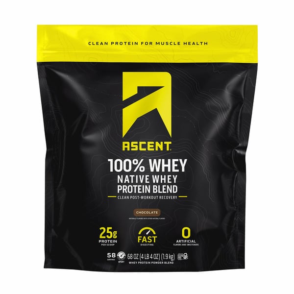 Protein & Meal Replacements Ascent 100% Whey Protein, Powder Blend hero