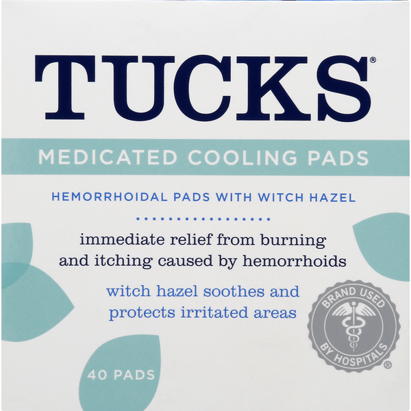 Muscles, Joints & Pain Relief TUCKS Hemorrhoidal Pads, with Witch Hazel hero