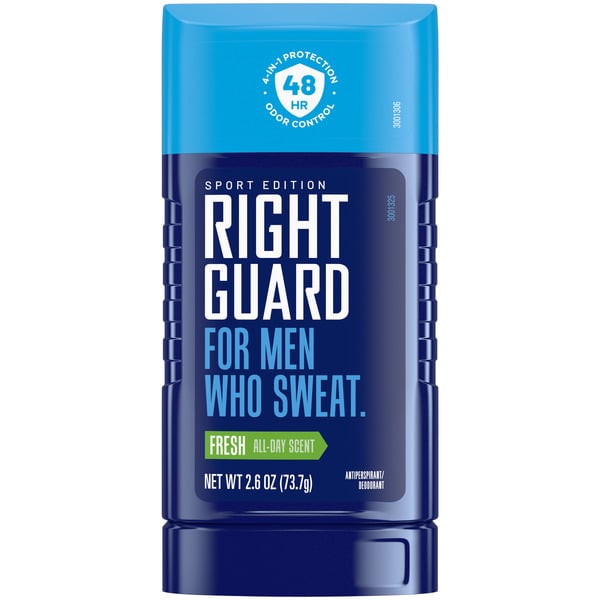 Deodorants Right Guard Sport Fresh Antiperspirant Invisible Solid for Men hero