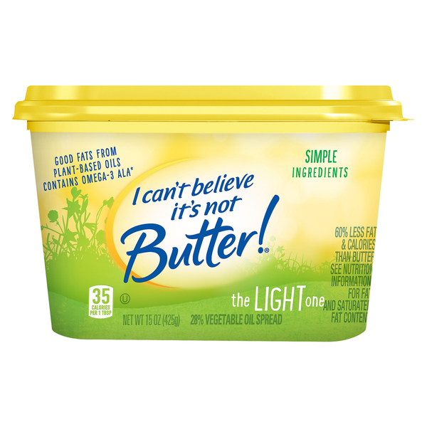 Butter, Margarine and Spread I Can't Believe It's Not Butter Light Spread hero