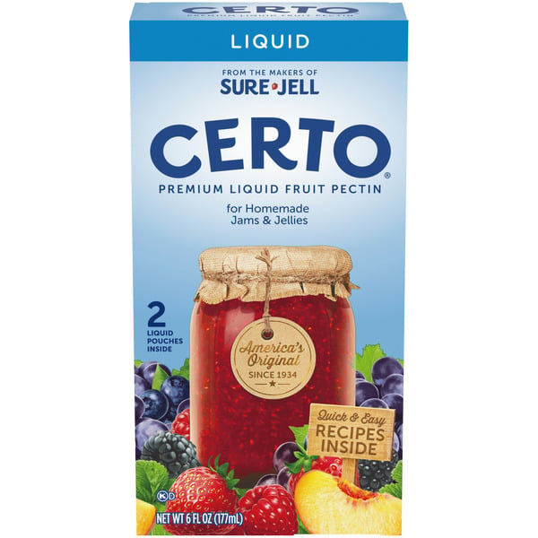 Doughs, Gelatins & Bake Mixes Certo Premium Liquid Fruit Pectin hero