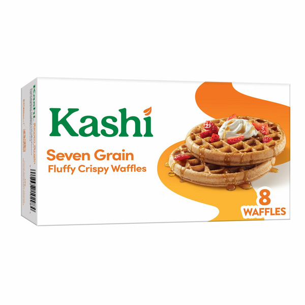 Frozen Breakfast Kashi Frozen Waffles, Vegan, Frozen Breakfast for Kids, Seven Grain hero