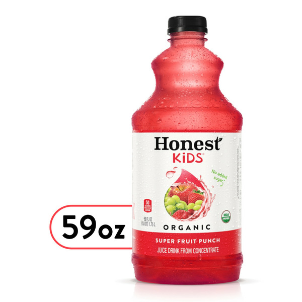 Fruit & Veggie Juice The Honest Company Kids Super Fruit Punch Organic Fruit Juice hero