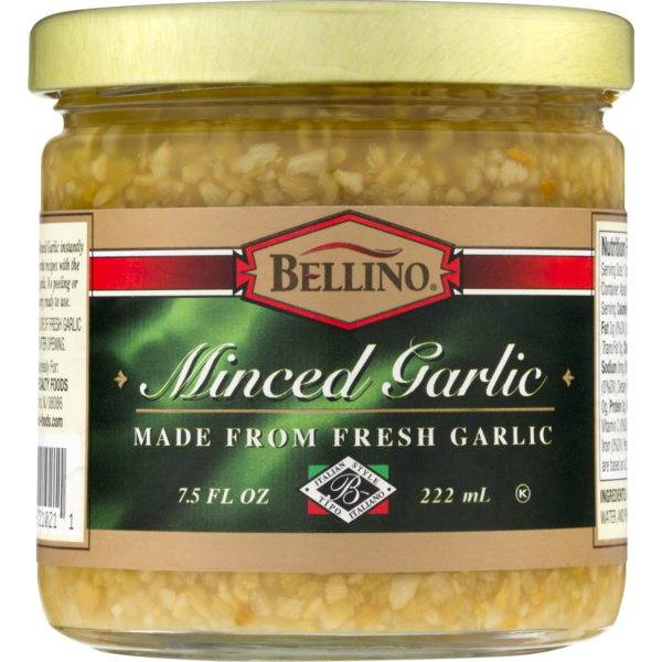 Spices & Seasonings Bellino Minced Garlic hero