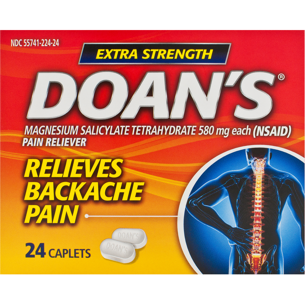 Pain Relief Doan's Pain Reliever, Extra Strength, 580 mg, Caplets hero