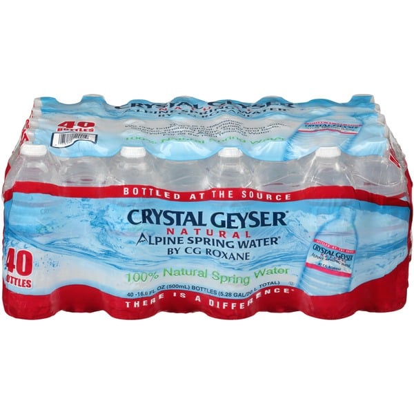 Crystal Geyser Natural Alpine Spring Water hero